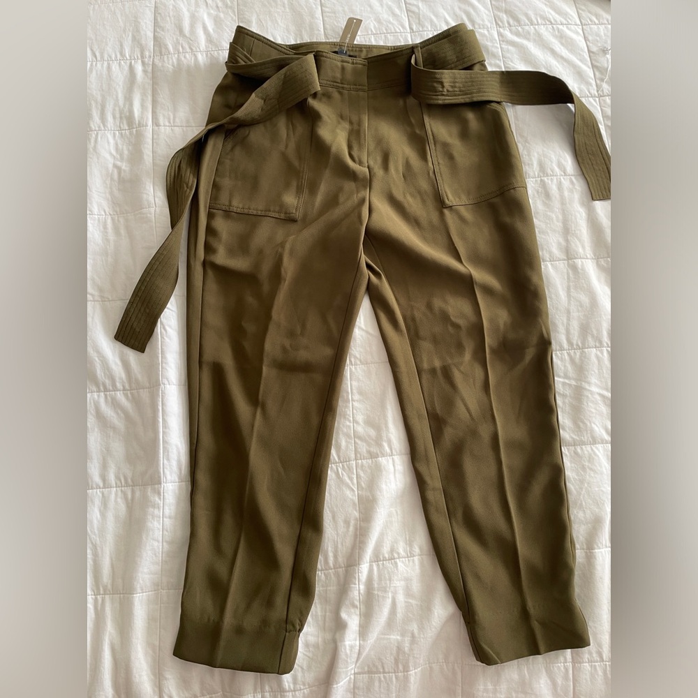 J. Crew Paper Bag Pant w/ Belt (Size 12, NWT)